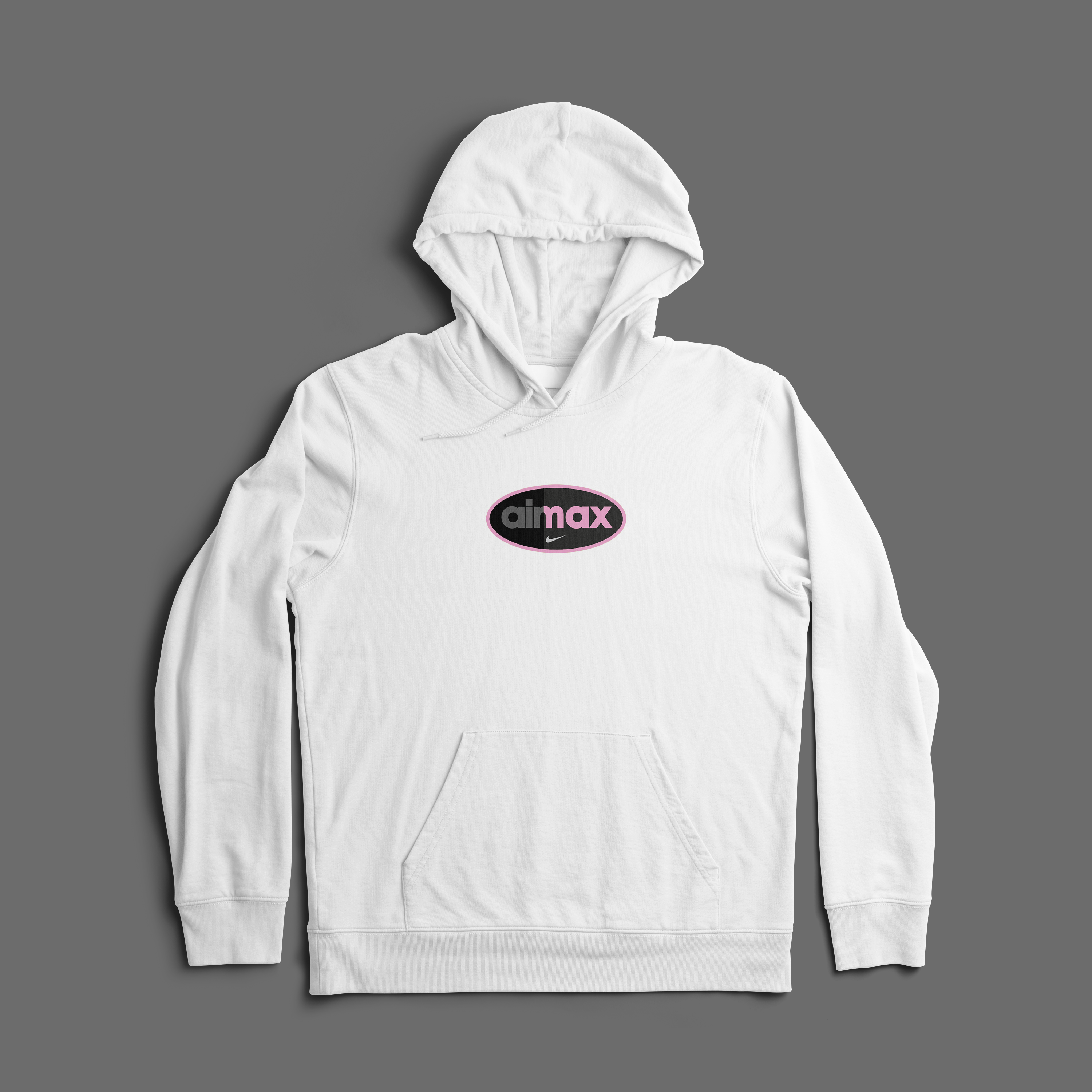 ONTICK AIR MAX 95 HOODIE 'PINK FOAM' (WHITE)