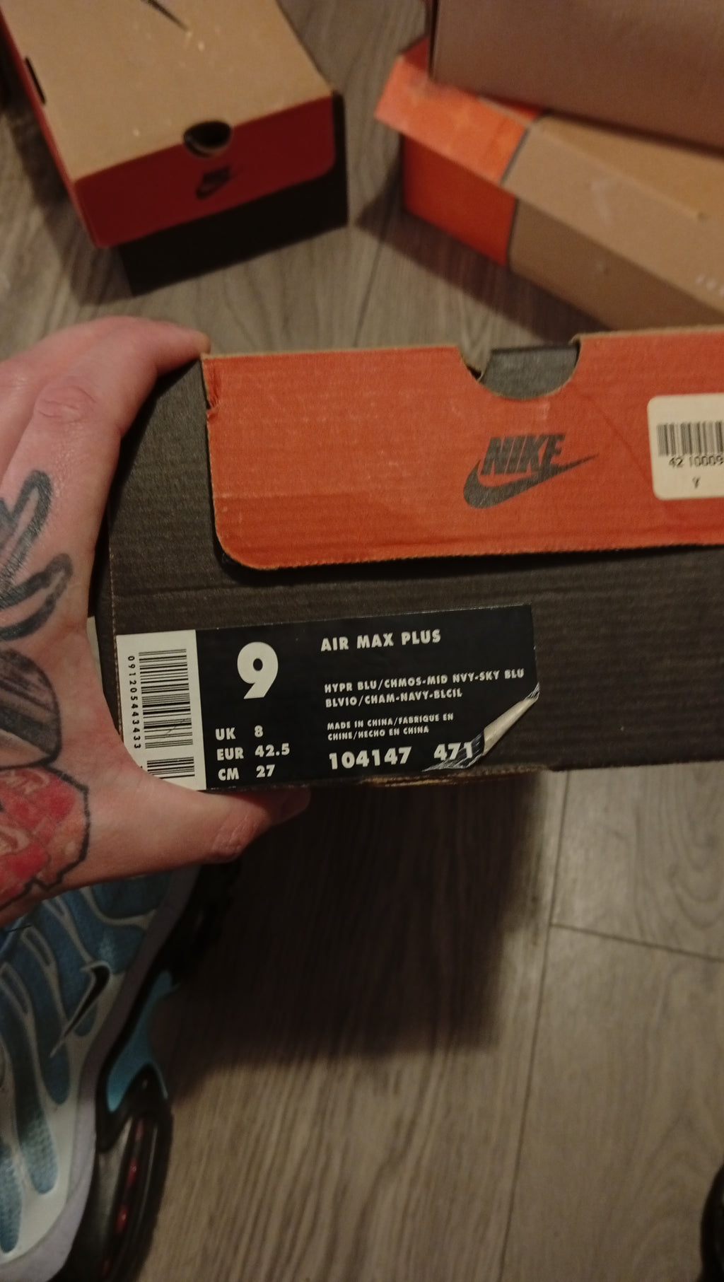 Nike Air Max Plus TN OG “Hyper Blue” – 1998 Deadstock