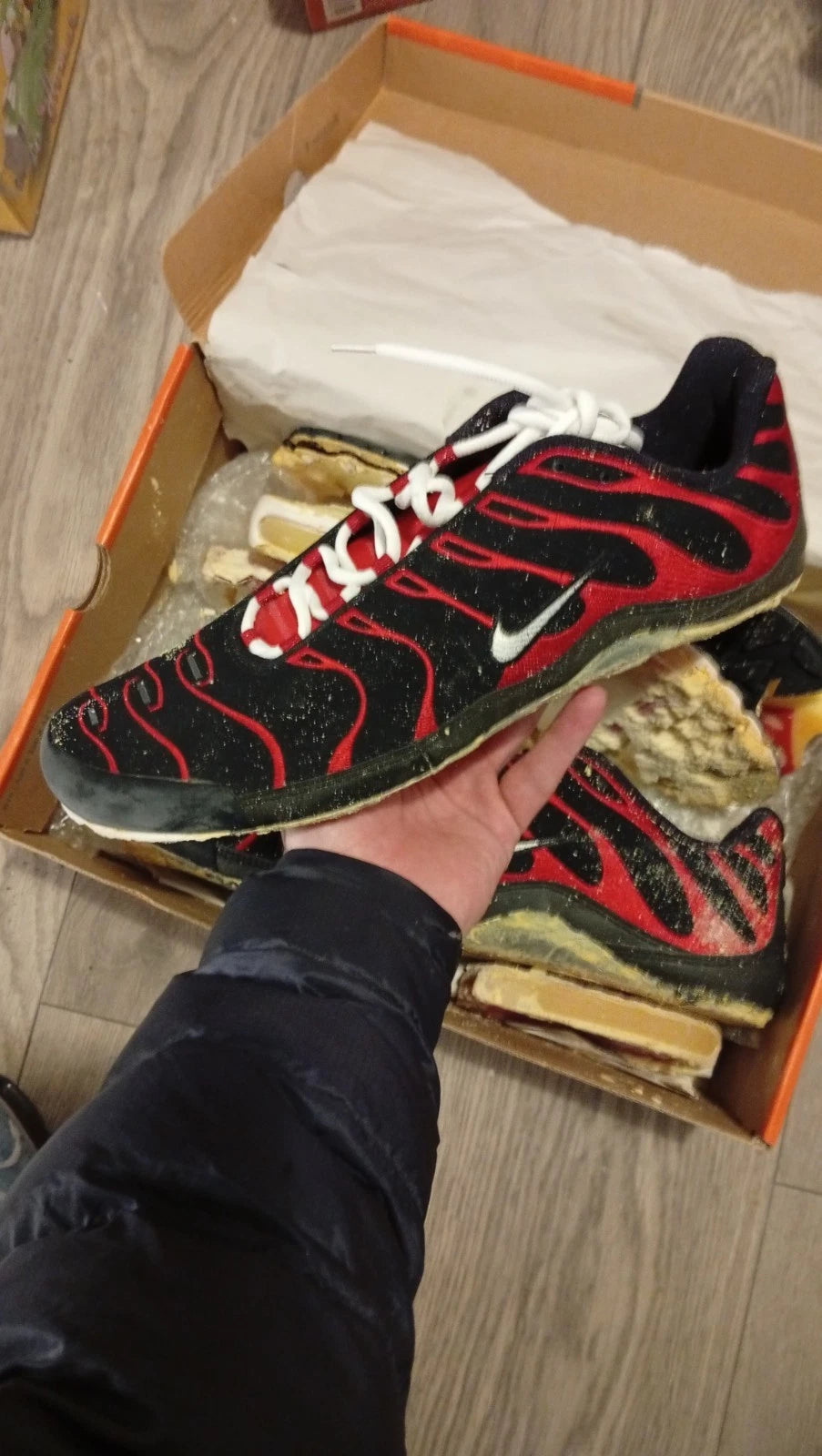 Nike Air Max Plus TN 'Leather' Varsity Red - 2000 - UK 11