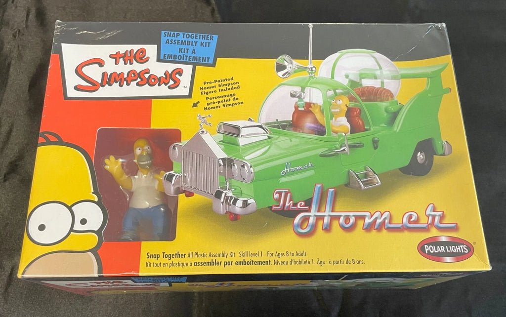 The Simpsons – The Homer Car Model Assembly Kit – Sealed 2003 – Polar Lights