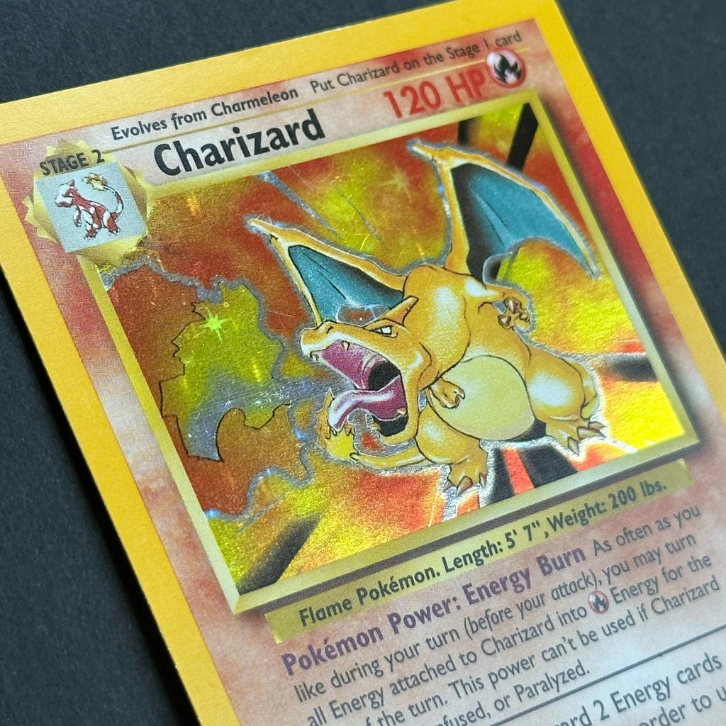 Pokemon Charizard 4/102 Base Set Holo Card 1999 WOTC LP